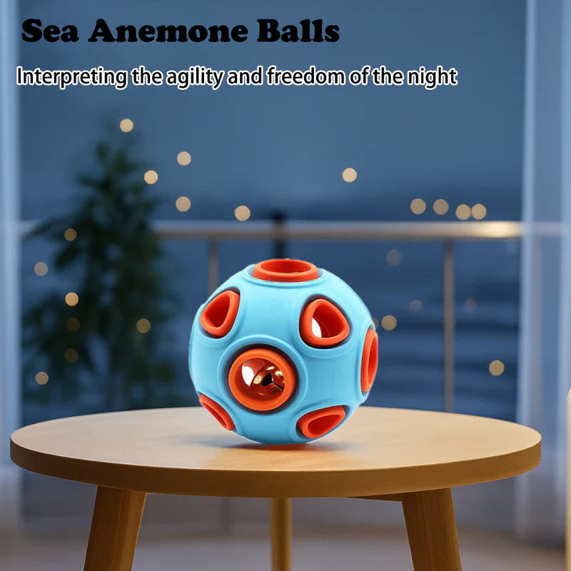 Dog Rubber Ball With Bell Sound