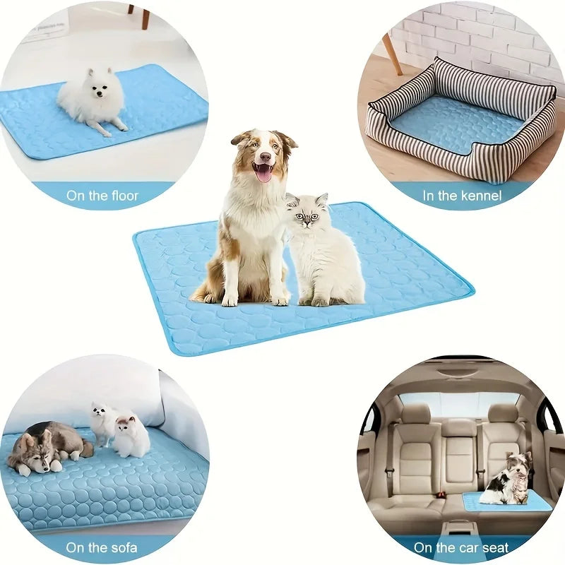 Pet Dog Cat Ice Silk Cold Nest Pad