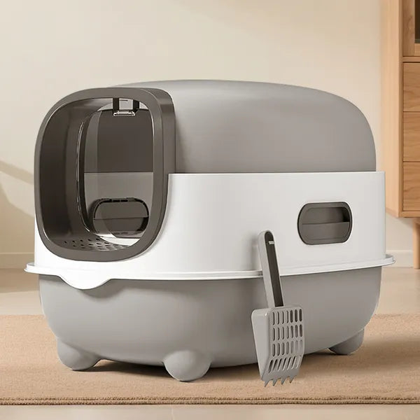 Modern Automatic Self-cleaning Cat Litter Box with Anti Odor and Splash Design